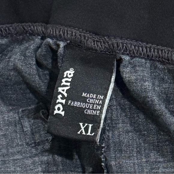 prAna Vaha Hemp Blend Yoga Pants Charcoal Comfort Outdoors Athletic Size XL - Picture 7 of 13